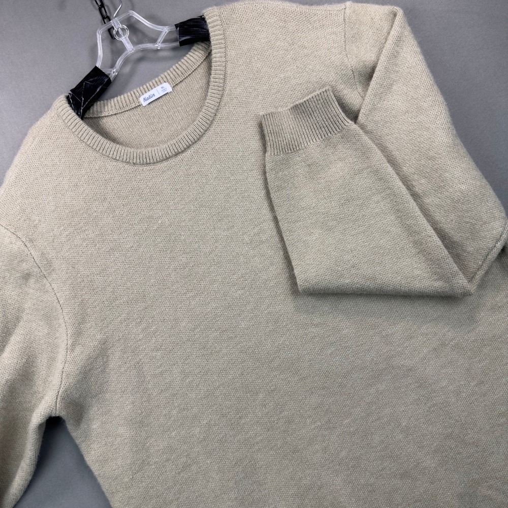 Katin Sweater Mens XL Tan Excellent Crewneck Knit Long Sleeve Surf Casual